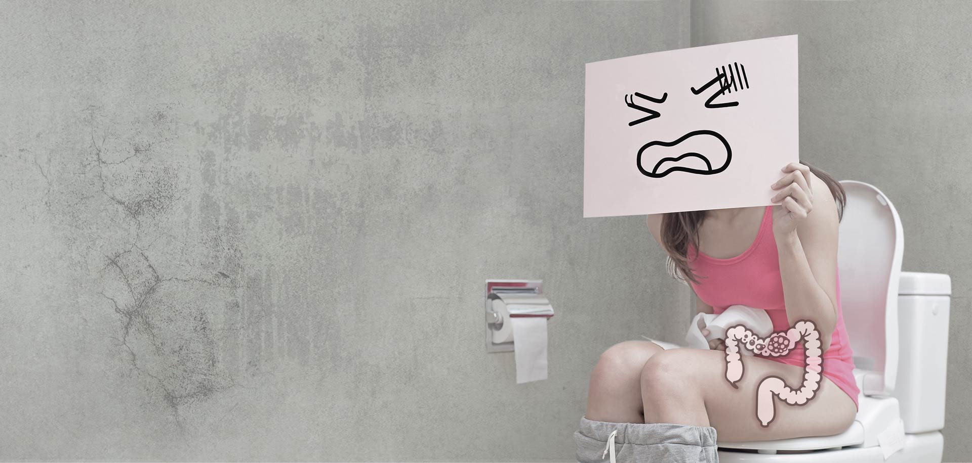 Do the hidden threats like intestinal mucoid plaque bother you and cause you suffer on the toilet bowl